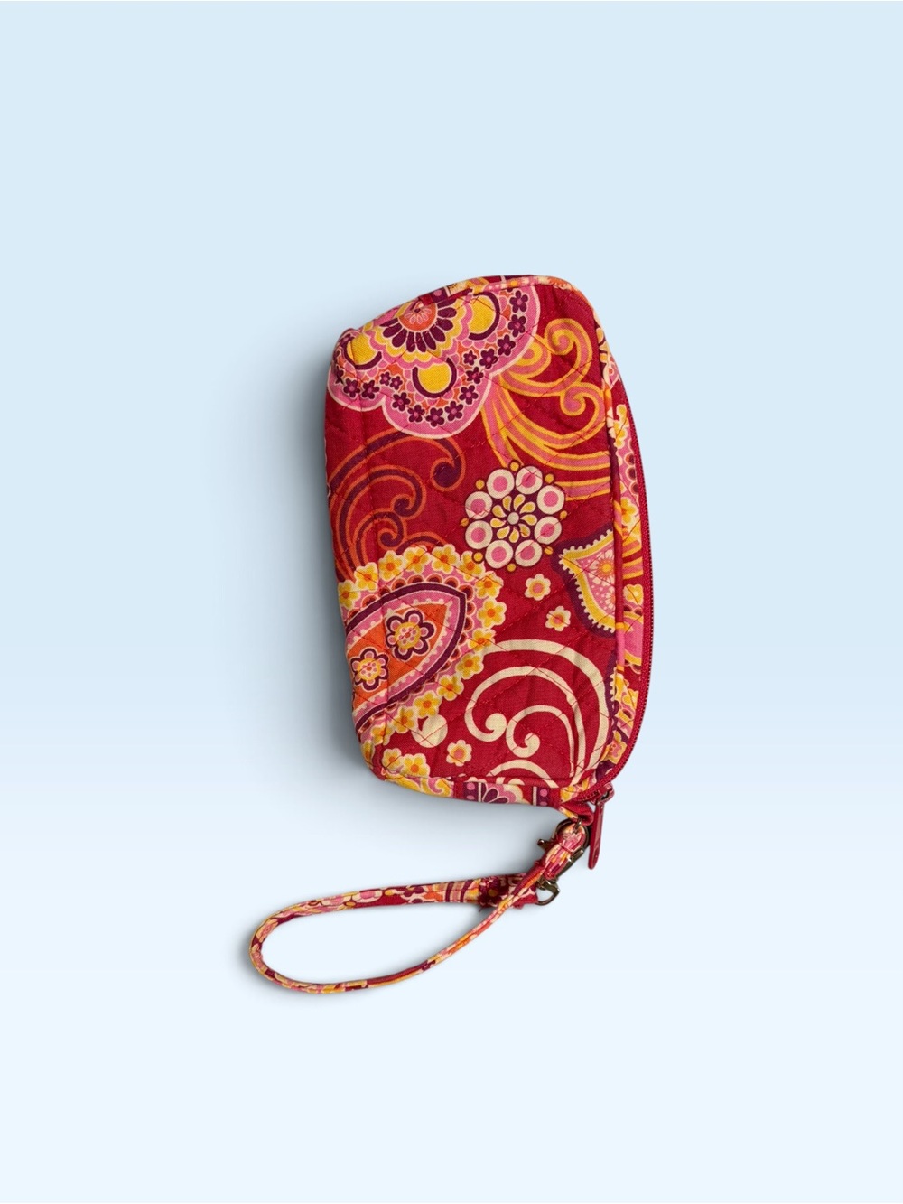 Vera Bradley Wristlet Wallet - Red Paisley